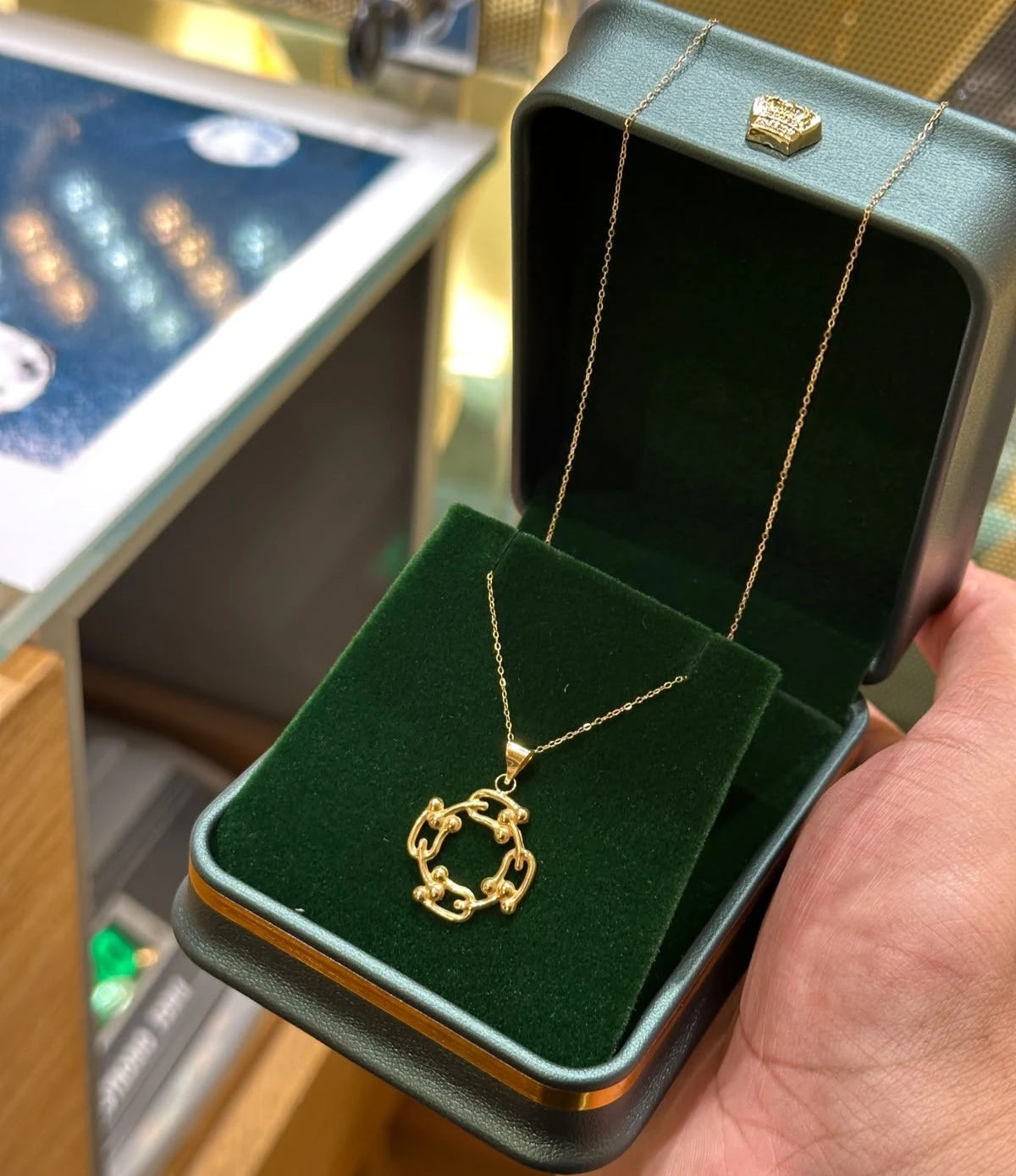 Chaine Pendentif TF OR 18K